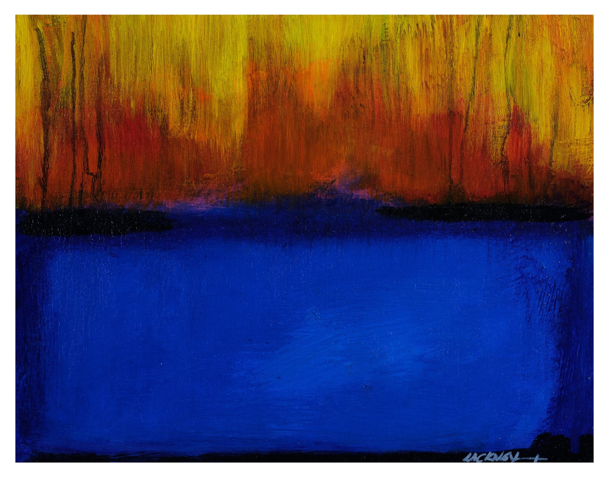 Rhapsody in Blue fine-art print by Robert R. Lackney