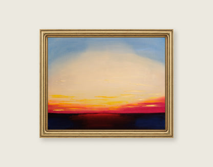New Heaven framed in an antique brass frame for styling context
