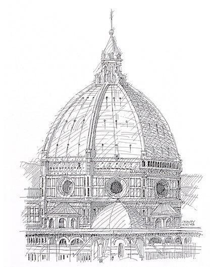 Detail of Florence by Robert R. Lackney